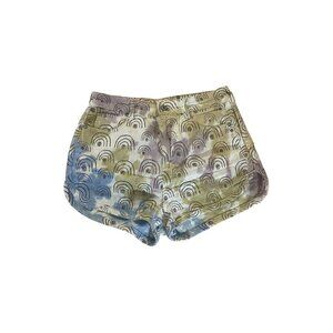Anthropologie Pilco Women's Hannah Leathers Rainbow Ultra High Shorts - 27